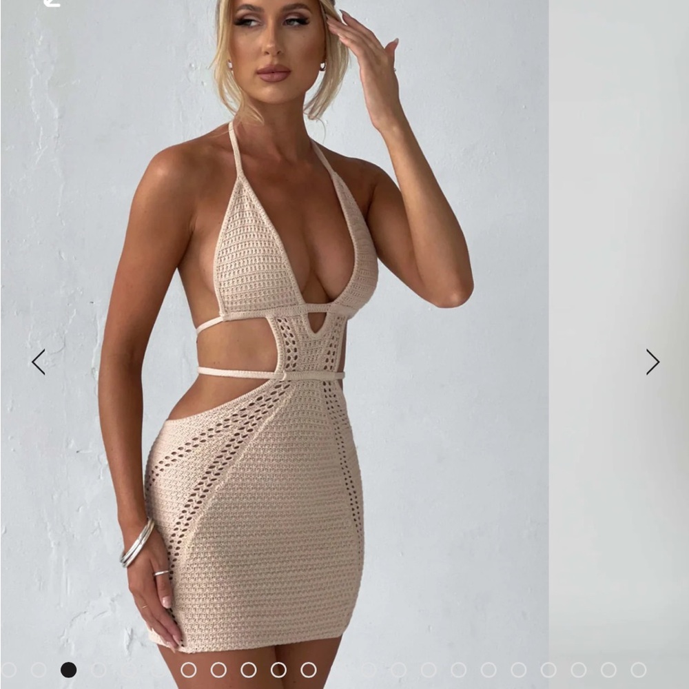 NWT Cream Babyboo Selena Mini Vacation Dress